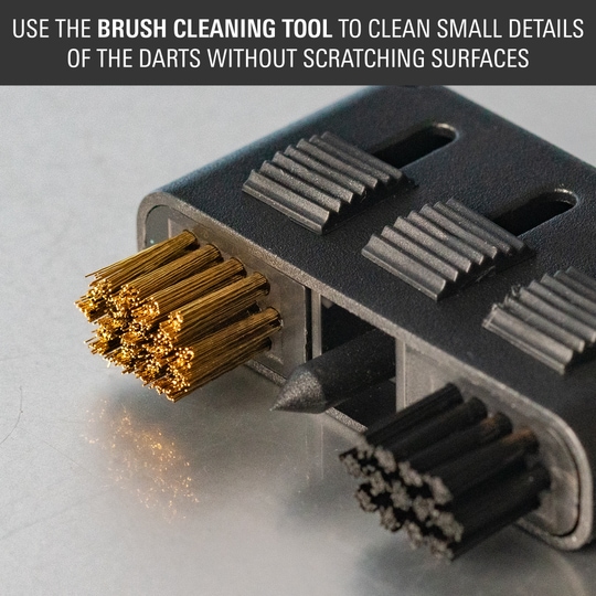 Sada pro servis šipek Target Abgebildet ist das Target Dart Servicing Kit. Es dient zur Instandhaltung und Optimierung von Darts.