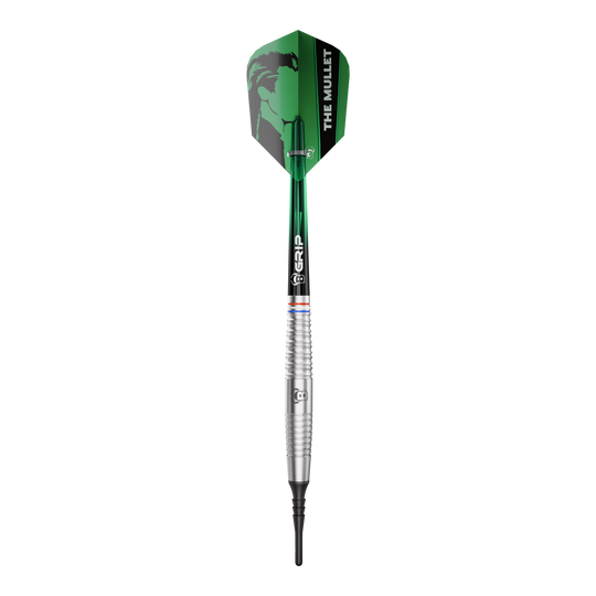 Měkké šipky Bulls Danny Jansen - 20g Das Produkt Bulls Danny Jansen Softdarts - 20g ist auf dem Bild zu sehen. Die Aufnahme zeigt die spezifischen Details des Softdarts.