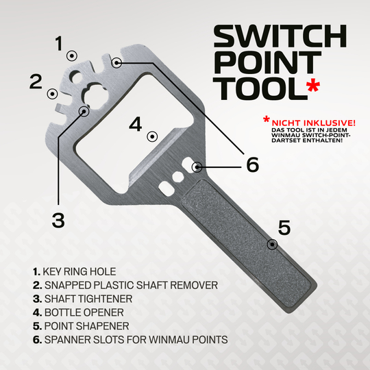 Ocelové hroty na šipky Winmau Switch Point Groove - stříbrný efekt Hier sind die Winmau Switch Point Smooth Steeldartspitzen im Silver Effect zu sehen. Diese Spitzen eignen sich für Steeldarts und bieten einen glatten Effekt.