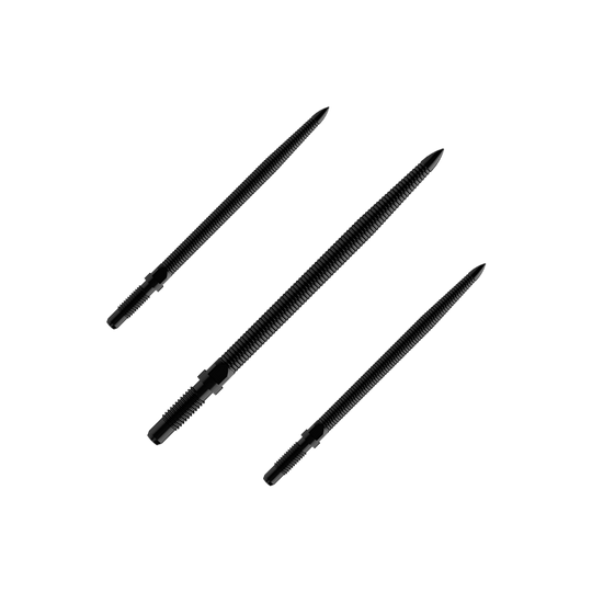 Špičky šipek Bulls NL Convertible Point - Micro Grip - černé Abgebildet ist ein Set von Dartspitzen mit MicroGrip und schwarzer Farbe. Der Dateiname lautet BU57704_BullsNL_Convertible_Points_MicroGrip_Schwarz_32mm_1Set.