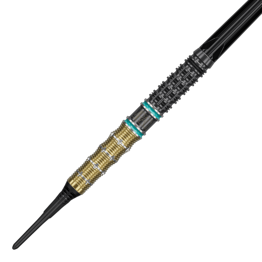 Měkké šipky Target Mikuru Suzuki The Miracle GEN7.5 - 19g Abgebildet sind die Target Mikuru Suzuki The Miracle GEN7.5 Softdarts mit 19 Gramm Gewicht. Die Softdarts liegen in einer ordentlichen Anordnung.