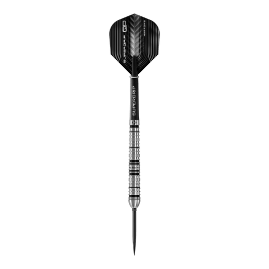Harrows Supergrip Tapered Quick Point ocelové šipky Abgebildet sind die Harrows Supergrip QP Tapered Quick Point Steeldarts. Sie eignen sich ideal für Steeldartspieler auf jedem Niveau.
