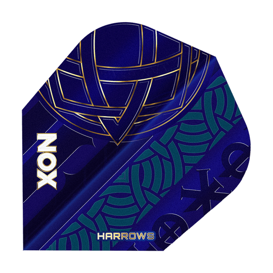 Lety do Harrows Nox No6 Gezeigt werden die Harrows Nox No6 Flights. Diese Flights sind für Dartspieler gedacht.