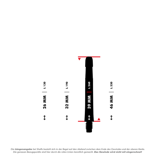 L-L-Style-Shafts Locked Straight - Mléčně bílá