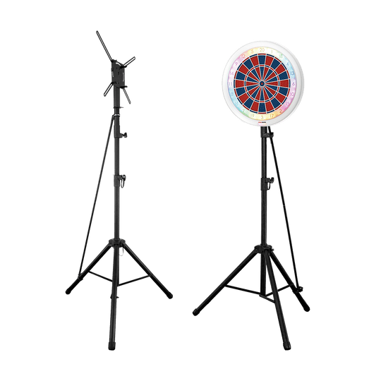 Elektronický terč GranBoard 132 s hybridním stojanem Pro Auf dem Foto sieht man das GranBoard 132 Elektronisches Dartboard mit Hybrid Pro Dartboardständer. Diese Kombination eignet sich ideal für Dartspieler zu Hause.