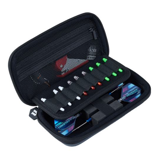 Malé pouzdro na šipky Unicorn Vanguard - šedé Hier sieht man das Unicorn Vanguard Small Dartcase in der Farbe Grau. Das Etui ist ideal, um Darts und Zubehör zu verstauen.