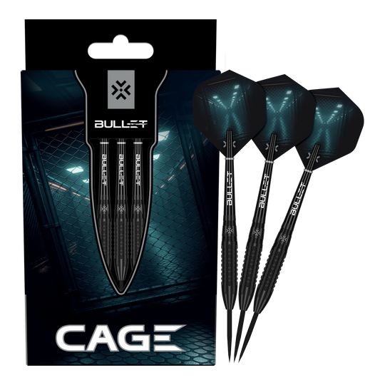 Ocelové šipky Bullet Cage Abgebildet sind die Bullet Cage Steeldarts. Das Produkt eignet sich ideal für Dartspieler.