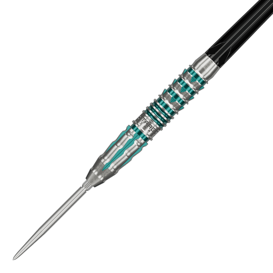 Šipky Target Japan Black Marque Pierce Swiss Point Steel Darts Das Bild zeigt die Target Japan Black Marque Pierce Swiss Point Steeldarts. Die Darts sind modern gestaltet und eignen sich für das Steeldartspiel.