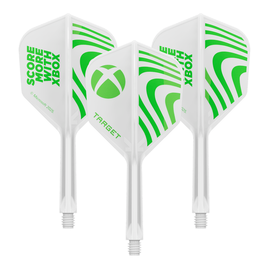 Letky Target Xbox K-Flex No6 - bílé Dieses Bild zeigt vermutlich Target Xbox KFlex No6 Flights in der Größe 19mm, ein Set. Das Bild dient zur Veranschaulichung der Dart-Zubehörteile.