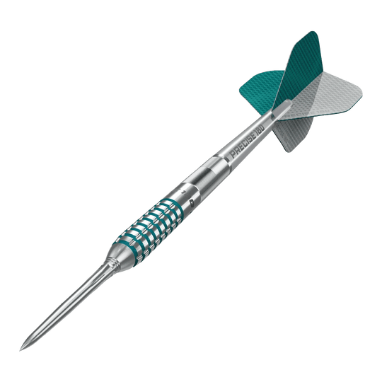Precise 180 MRV1 Steeldarts Das Foto zeigt die Precise 180 MRV1 Steeldarts - 23g. Diese Darts sind aus hochwertigen Materialien gefertigt.