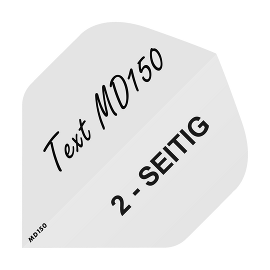 10 sada tištěných unašečů na 2 stranách - požadovaný text - standard MD150