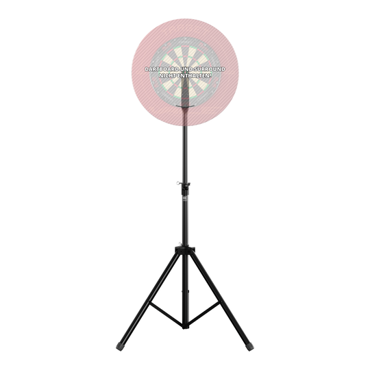 Stojan na terč Target Das Bild zeigt einen Target Dartboard Stand mit einem stabilen, dreibeinigen Stativ. Die Dartscheibe und der Surround sind nicht enthalten.