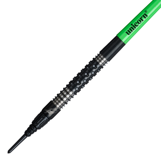 Měkké šipky Unicorn Wraith James Wade - 19g Zu sehen sind die Unicorn Wraith James Wade Softdarts - 19g. Die Darts sind für elektronische Dartscheiben geeignet.