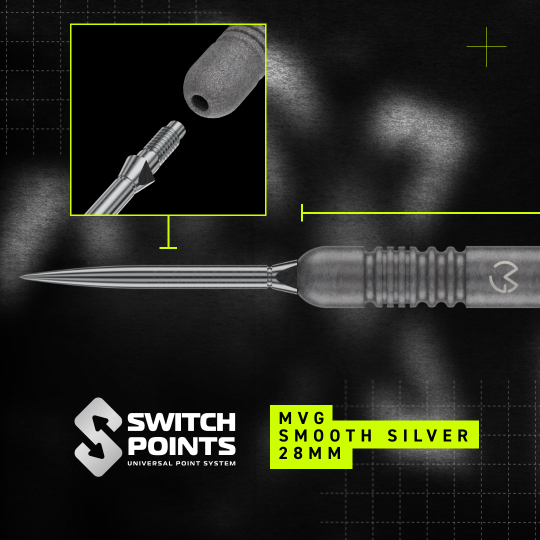 Winmau Michael Van Gerwen TS Switch Point Steeldarts Winmau Michael Van Gerwen TS Switch Point Steeldarts