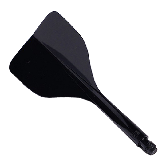 Letový systém Condor Ax 120 černý - malý Das Bild zeigt das Produkt "Condor Axe 120 Flight-System Schwarz - Small". Es handelt sich um ein schwarzes Dart-Flight-System mit kleiner Größe.