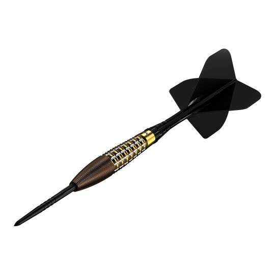 Ocelové šipky Mission Rhodon - 23g Das Bild zeigt die Mission Rhodon Steeldarts - 23g. Es handelt sich um hochwertige Steeldarts für präzises Dartspiel.