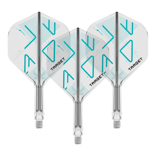 Abgebildet ist das Produkt mit dem Namen 410172_Target_K-Flex_Rove_No2_Standard_Flights_19mm_1Set. Das Bild zeigt wahrscheinlich Dart Flights in Standardform mit einer Größe von 19mm.