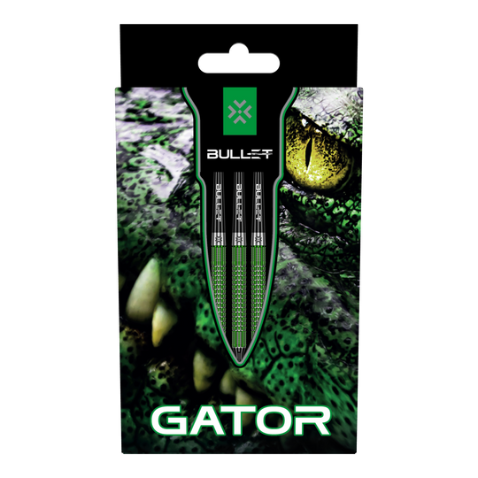 Šipky Bullet Gator Softdarts - 20g Das Bild zeigt die Bullet Gator Softdarts - 20g. Sie sind besonders für das Spiel mit Softspitzen geeignet.