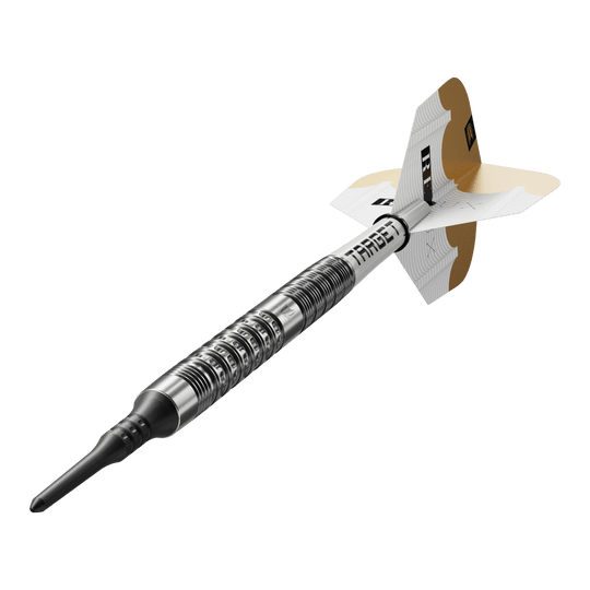 Target Redux 10 měkkých šipek - 18g Das Produkt Target Redux 10 Softdarts - 18g wird hier dargestellt. Die Softdarts sind silberfarben und wiegen 18 Gramm.