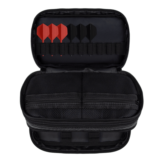 Peněženka Bulls NL Carbon Das Bild zeigt das Bulls NL Carbon Wallet. Dieses Produkt ist eine praktische Aufbewahrung für Darts und Zubehör.