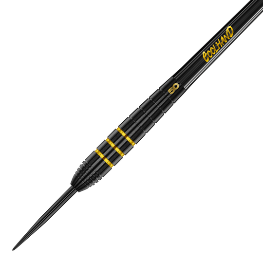 Zu sehen ist der Red Dragon Luke Humphries 50 Years Player Limited Edition Steeldarts - 22g. Die spezielle Edition hebt sich durch besonderes Design hervor.