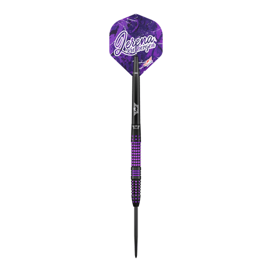 Bulls NL Lerena Rietbergen ocelové šipky - 24g Das Produkt Bulls NL Lerena Rietbergen Steeldarts - 24g ist abgebildet. Die Steeldarts sind auf dem Bild deutlich erkennbar.