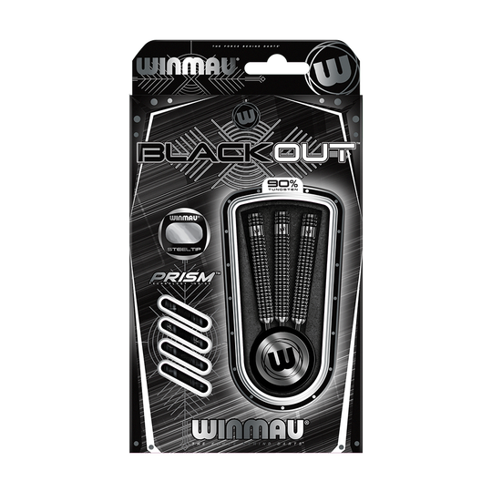 Ocelové šipky Winmau Blackout Variant 1