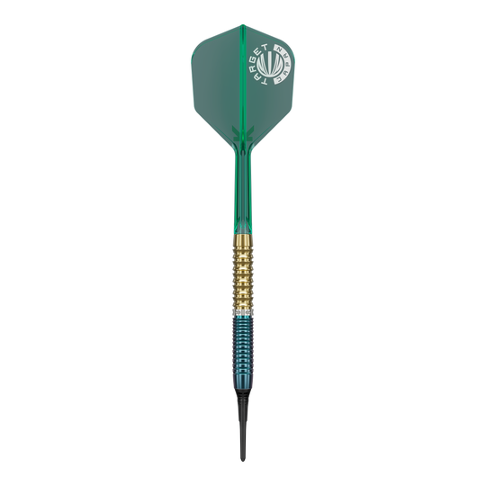 Das Bild präsentiert die Target Japan Prime Series Zenith GEN 2.5 Softdarts in der 20g Ausführung. Sie bieten ein ausgewogenes Spielgefühl für Dartspieler.