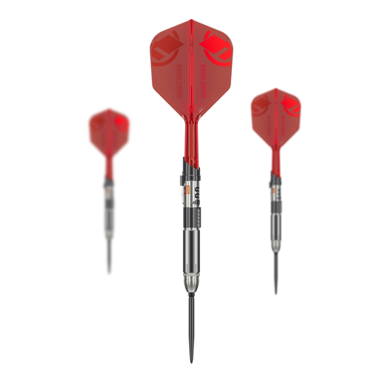 Šipky Target Star Wars Darth Vader Sith Lord Lightsaber Limited First Edition - 24g Auf dem Bild sind die Target Star Wars Darth Vader Light Saber Limited Edition Steeldarts - 24g zu sehen. Es handelt sich um eine limitierte Edition im Stil von Darth Vaders Lichtschwert.