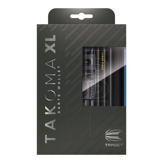 Das Bild zeigt das Takoma XL Ghost Series Chris Dobey Dartcase. Dieses Dartcase bietet sicheren Schutz für Dartzubehör.