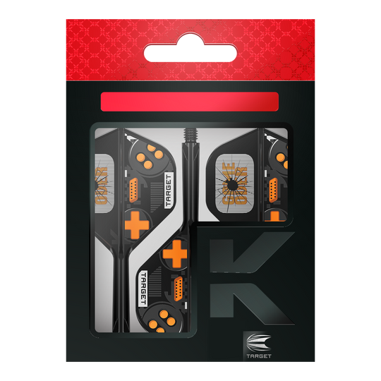 Standardní letky Target K-Flex Game Over No2 Zu sehen sind die Target K-Flex Game Over No2 Standard Flights. Sie werden als Zubehör für Dartpfeile verwendet.