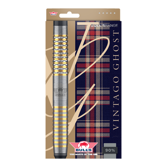 Šipky Bulls NL Vintage Ghost Soft - 20g Zu sehen sind die Bulls NL Vintago Ghost Softdarts - 20g. Die Darts bieten eine gute Balance und Griffigkeit.