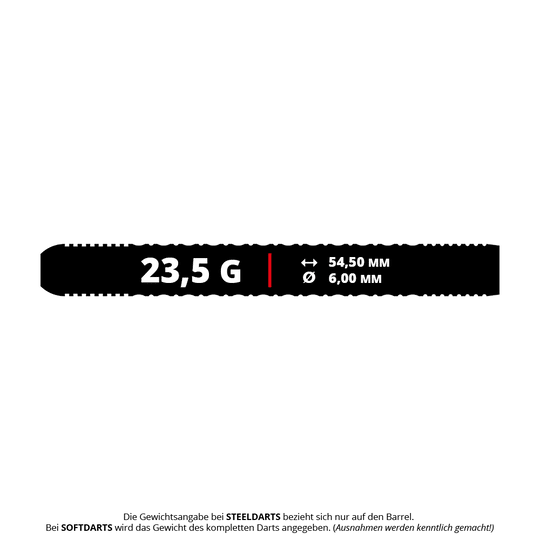 Mission Dominik Grüllich Steeldarts - 23,5g