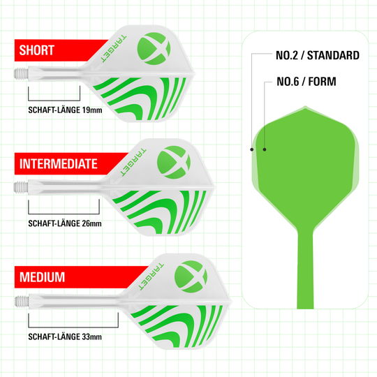 Standardní letky Target Xbox K-Flex No2 - bílé Auf dem Bild ist das Produkt Target Xbox K-Flex No2 Standard Flights - Weiß zu sehen. Es handelt sich um einen Satz weißer Dart-Flights der Marke Target.
