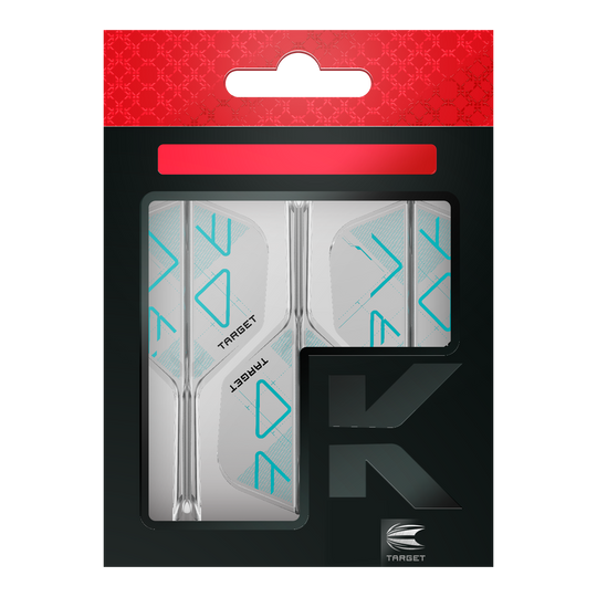 Target K-Flex Rove No6 Flight-Shaft-System wird auf diesem Bild dargestellt. Es zeigt das Flight-Shaft-System für Dartpfeile mit seinen Merkmalen.
