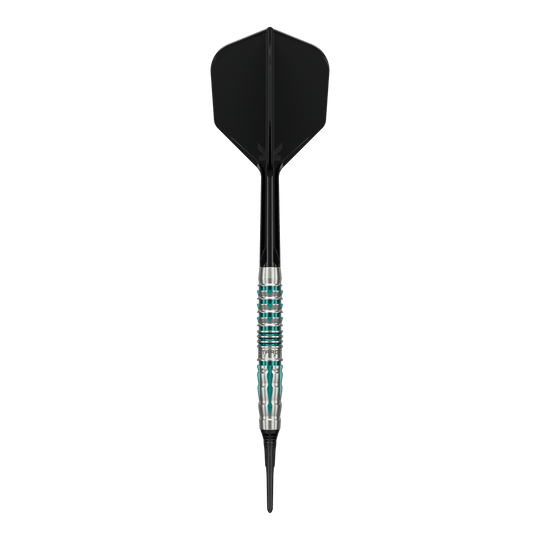 Měkké šipky Target Black Marque Pierce - 18,5 g Zu sehen sind die Target Black Marque Pierce Softdarts mit einem Gewicht von 18,5g. Die Softdarts bieten ein elegantes Aussehen und hohe Wurfgenauigkeit.