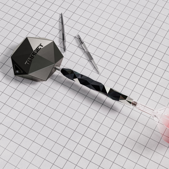 Abgebildet sind die Target Elysian Archetype 43 Limited Edition Swiss Point Steeldarts mit 24g. Die Steeldarts präsentieren sich als limitierte Sonderedition.