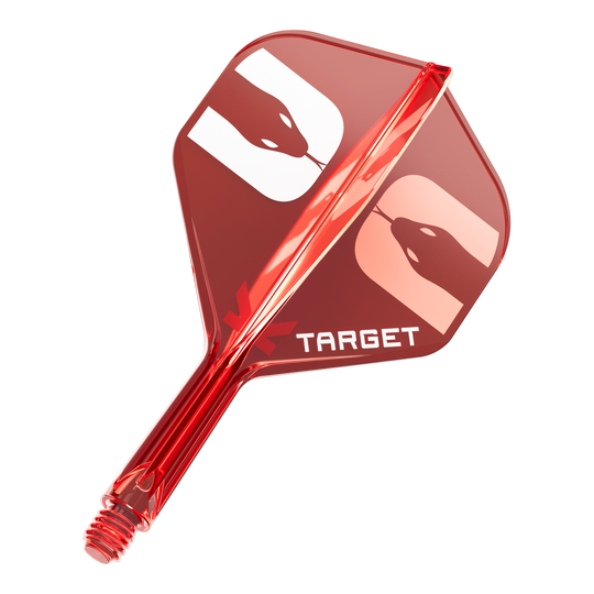 Target K-Flex Nathan Aspinall No2 Standardní letky Das Bild zeigt ein Dart-Flight-System. Es ist das Target K-Flex Nathan Aspinall No2 Standard Flight-System mit einer Länge von 19mm als Einzelstück.