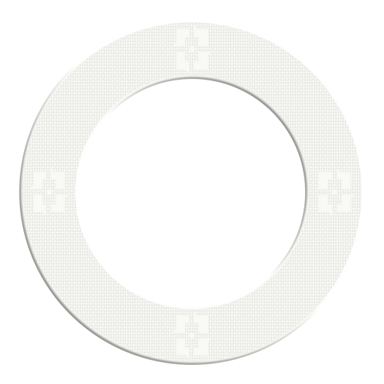 Obložení terče McDart Precision Nano Das Bild zeigt einen Artikel mit dem Namen MSF-K2_McDart_Precision_Nano_Dartboard_Surround_Wei_2. Es handelt sich vermutlich um einen weißen Dartboard-Surround von McDart.