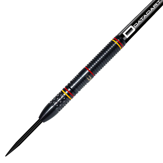 Hier sieht man die Datadart Ricardo Pietreczko Pikachu Steeldarts. Diese Darts sind ideal für Steeldart-Wettkämpfe.