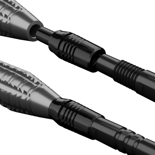Adaptér pro závitovou hlavu s výstřelem Auf dem Foto ist der Shot Threadhead Point Adapter zu sehen. Er wird als Zubehör für Darts verwendet.