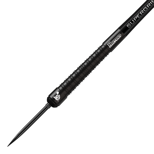Šipky Harrows Supergrip 90 Black Edition s rychlopohyblivou ocelí
