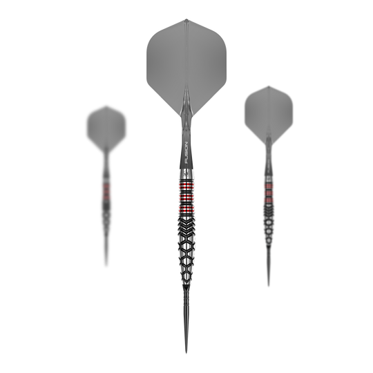 Přepínací body pro torpéda Winmau Fornax, ocelové šipky Das Bild zeigt die Winmau Fornax Torpedo Switch Points Steeldarts. Der Artikel besteht aus einem Set hochwertiger Darts für präzises Spiel.