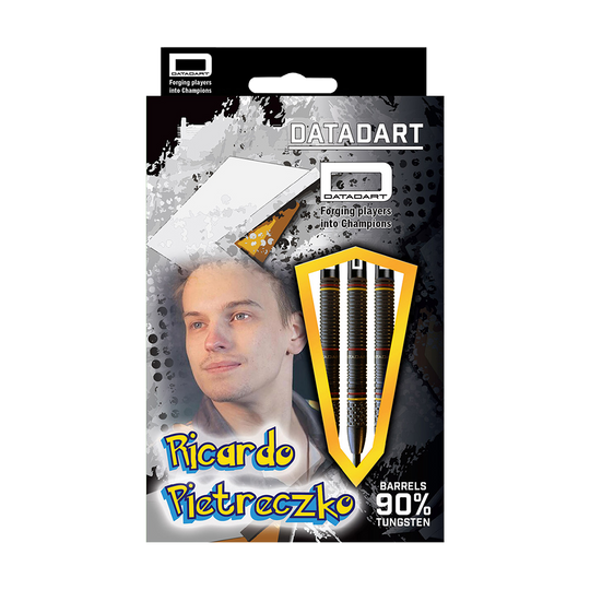 Das Foto zeigt die Datadart Ricardo Pietreczko Pikachu Steeldarts. Sie sind besonders bei Dartspielern beliebt.