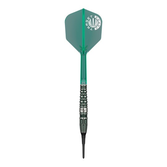 Das Bild zeigt Target Japan Prime Series PW GEN 3 Softdarts - 19g. Die Darts sind für Softdartspiele konzipiert.
