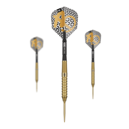 Ocelové šipky Target Bolide Envy 02 Swiss Point Das Produkt Target Bolide Envy 02 Swiss Point Steeldarts ist hier dargestellt. Es zeigt ein komplettes Set dieser Steeldarts.