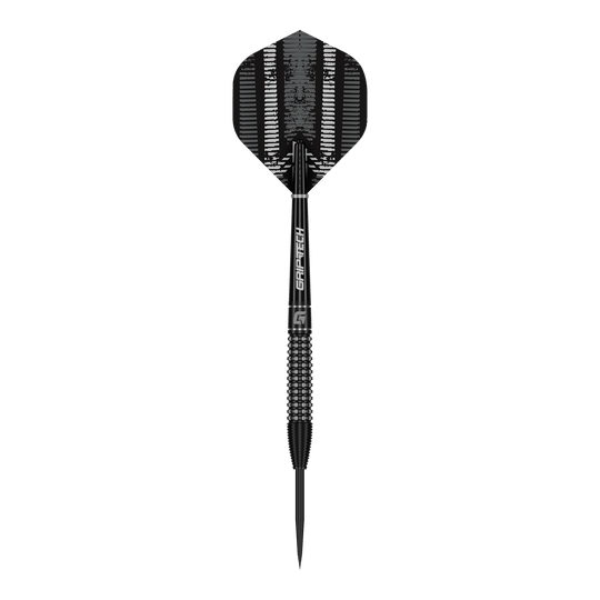 Ocelové šipky GOAT Sprocket MKIII Bomb Zu sehen ist der GOAT Sprocket MKIII Bomb Steeldarts. Die Aufnahme zeigt den Dartpfeil aus einer bestimmten Perspektive.