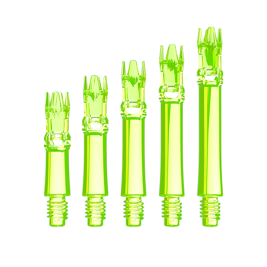 Náhradní hřídele L-Style L-System - neonově žluté Das Bild zeigt die L-Style L-System Ersatzshafts in Neongelb. Die Schäfte sind Ersatzteile für Dartpfeile.