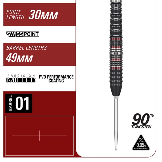 Šipky Target Japan Prime Series Diamond Kosuzu Iwao GEN4 Swiss Point Steeldarts Das Bild zeigt die Target Japan Prime Series Diamond Kosuzu Iwao GEN4 Swiss Point Steeldarts. Diese Steeldarts sind speziell für hohe Präzision und Qualität gefertigt.