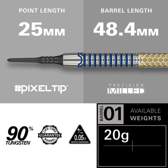 Target Josh Rock GEN1 Soft Darts - 20g